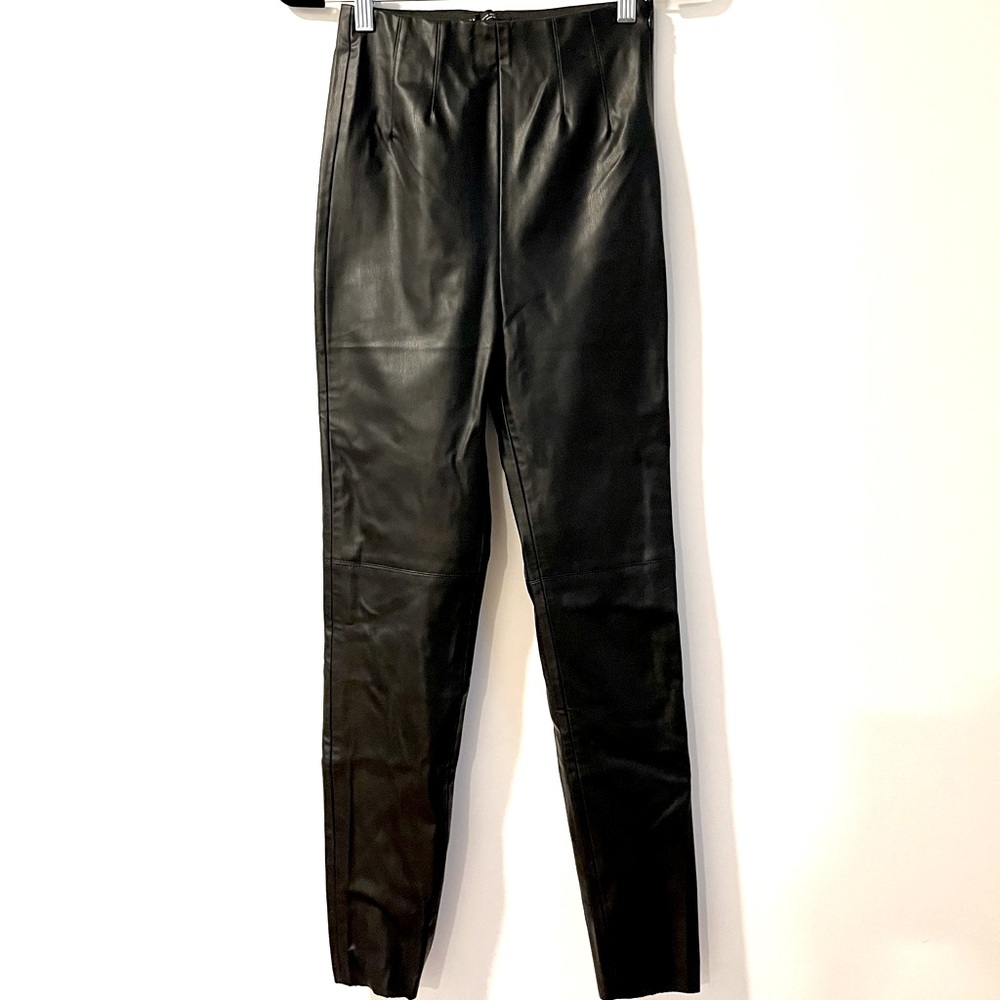 Zara Faux Leather Skinny Pants